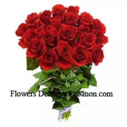 Bukiet 24 czerwonych róż