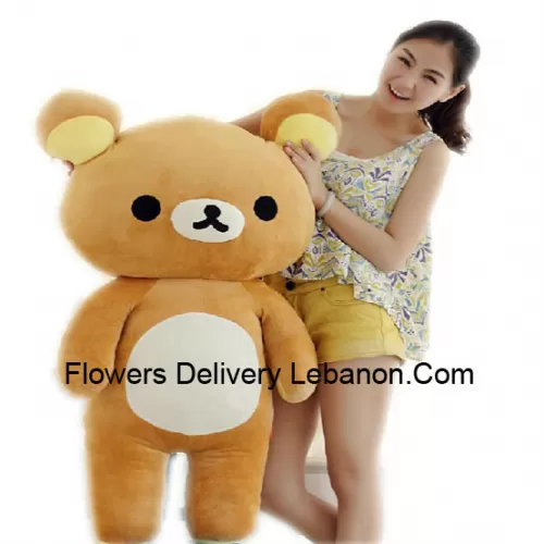 Een reusachtige 4 voeten (48 inch) hoge bruine teddybeer