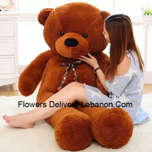 Een gigantische 4 voet (48 inch) hoge bruine teddybeer